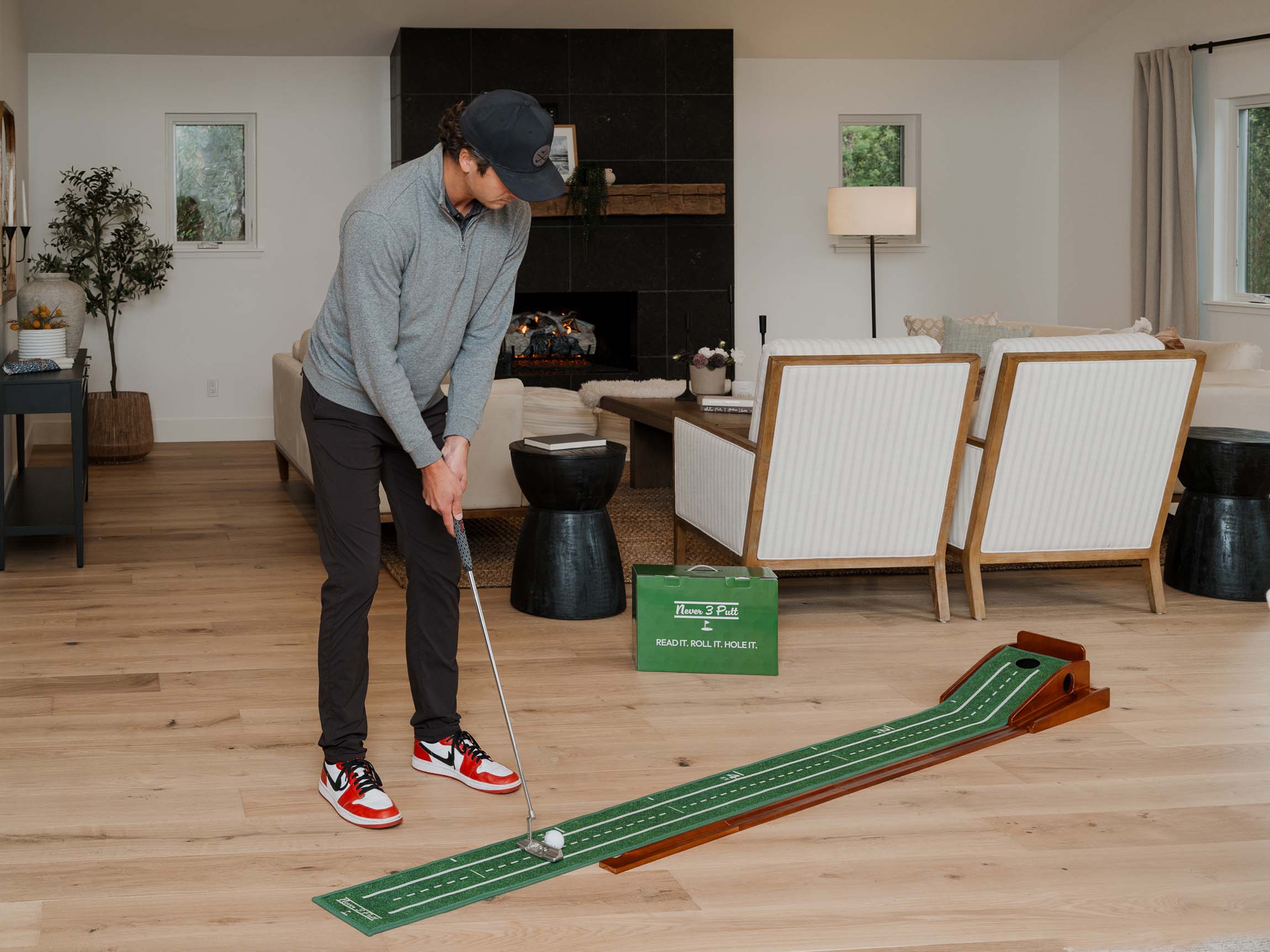 Never 3 Putt indoor putting mat