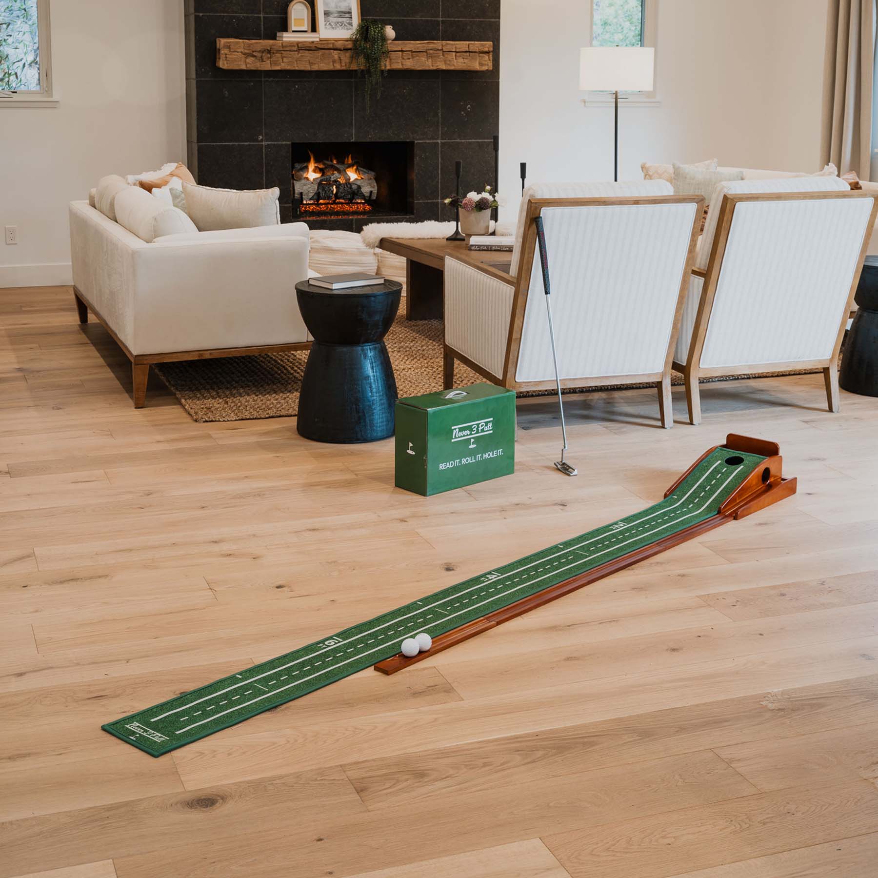 Never 3 Putt indoor putting mat